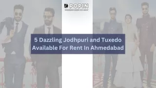 5 Dazzling Jodhpuri and Tuxedo Available For Rent In Ahmedabad