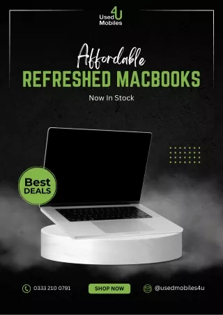 Affordable Refreshed MacBooks Now In Stock