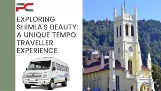 Exploring Shimla's Beauty A Unique Tempo Traveller Experience