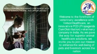 Top PCD Veterinary Company in India