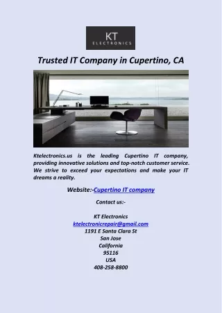 Trusted IT Company in Cupertino, CA