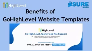 Benefits of  GoHighLevel Website Templates