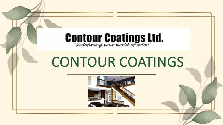 contour coatings