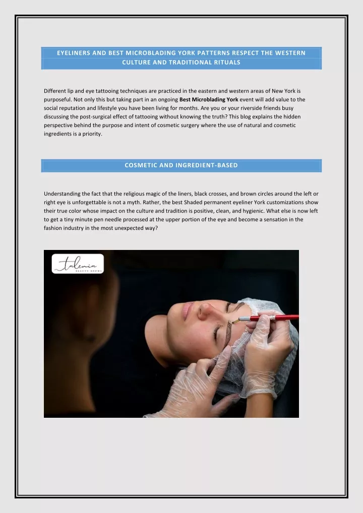 eyeliners and best microblading york patterns