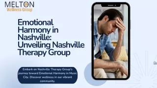 Navigating Nashville's Emotional Wellness: Your Guide to Holistic Health and Hap