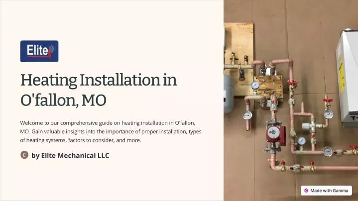 heating installation in o fallon mo