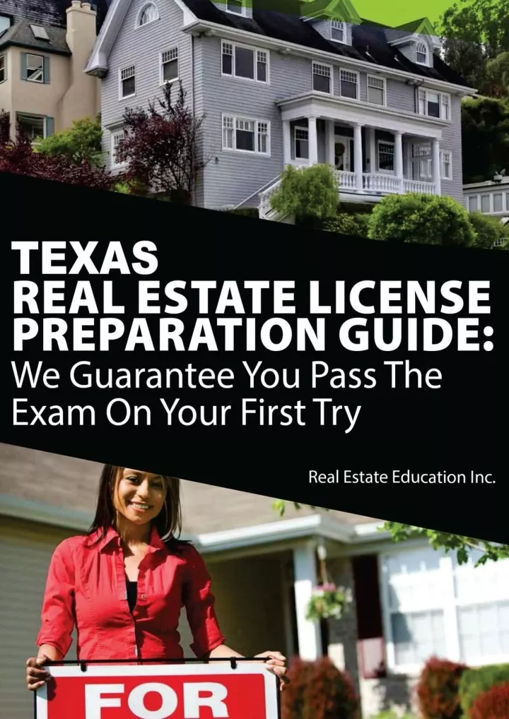 texas real estate license preparation guide