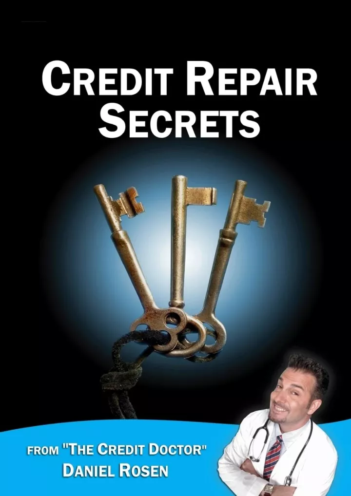 credit repair secrets from the credit doctor