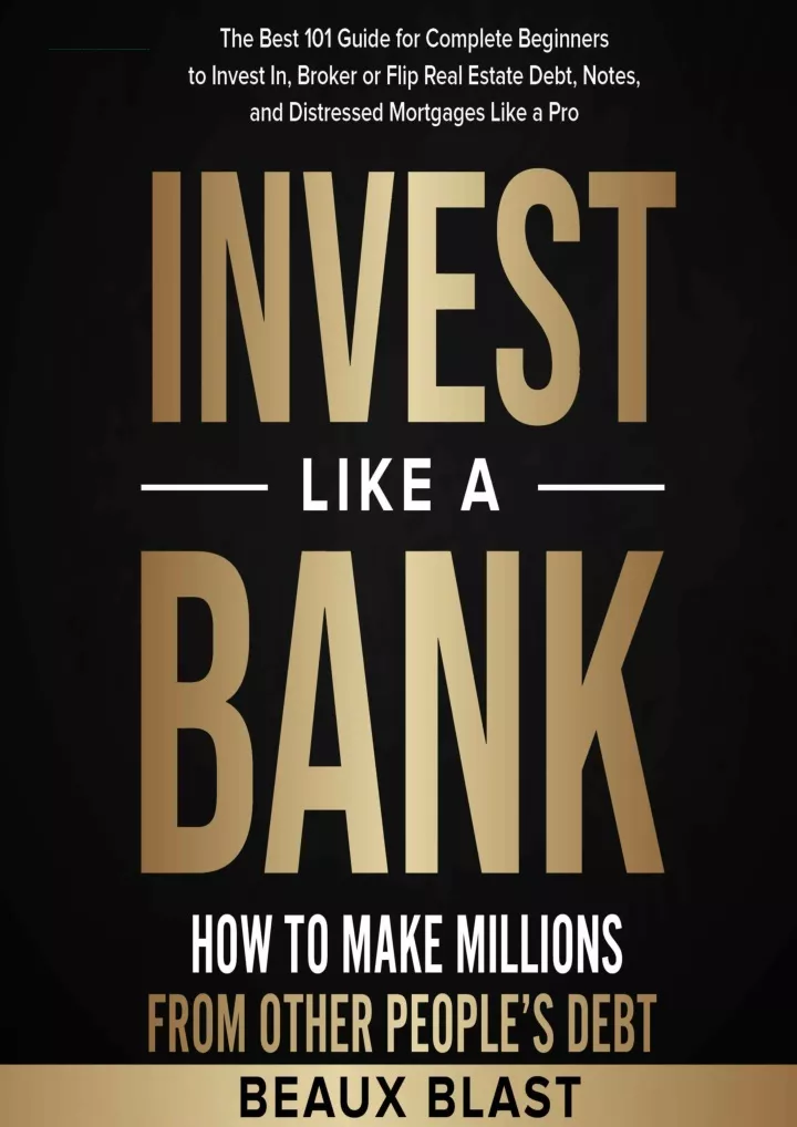 invest like a bank how to make millions from