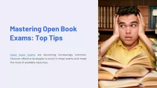 Mastering Open Book Exams: Top Tips | Global Assignment Help