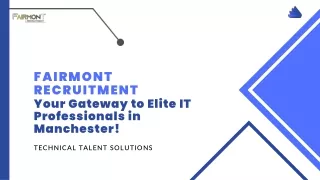 IT Recruitment Manchester