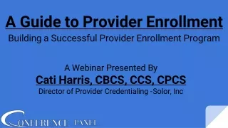 From Provider Enrollment to Excellence: The Provider's Guide to Success