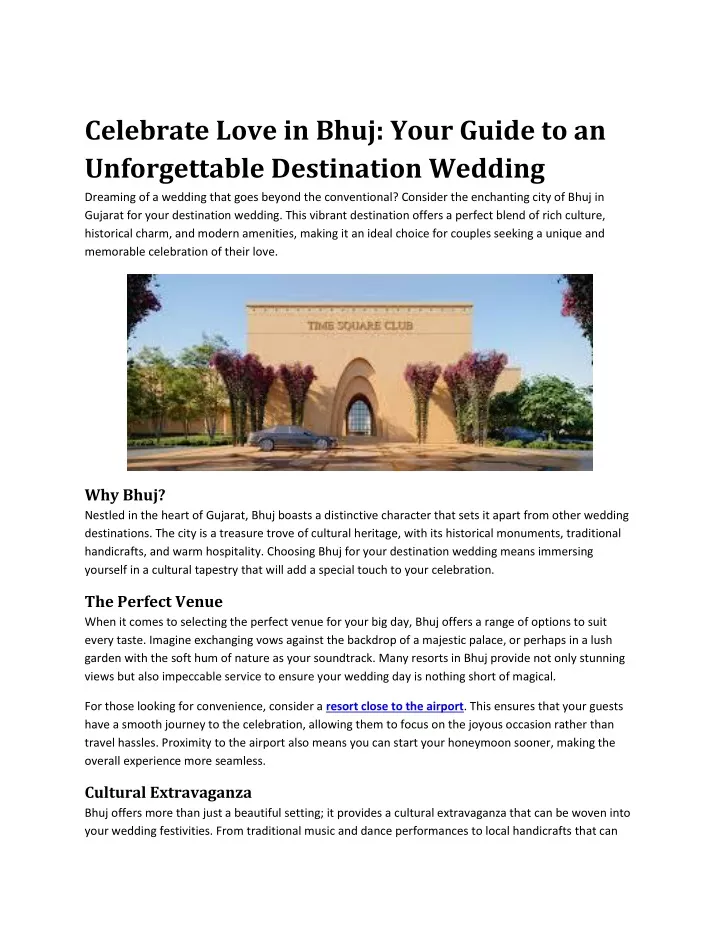 celebrate love in bhuj your guide