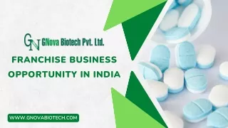 Best Pharma Franchise Business Opportunity in India