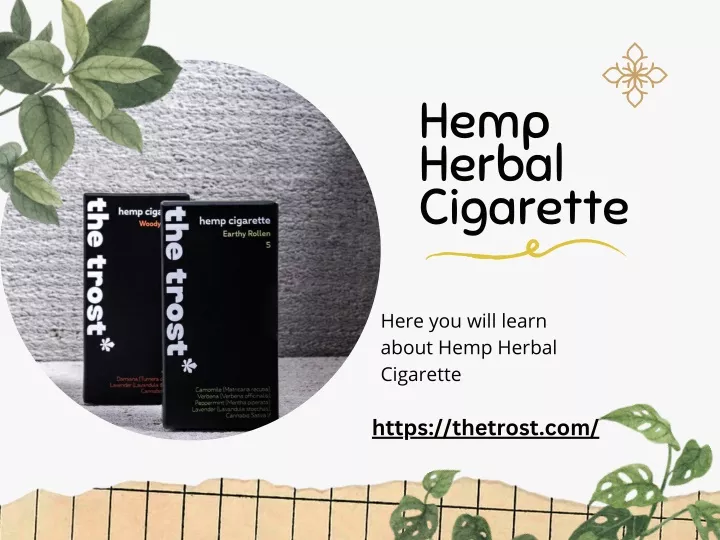 hemp herbal cigarette