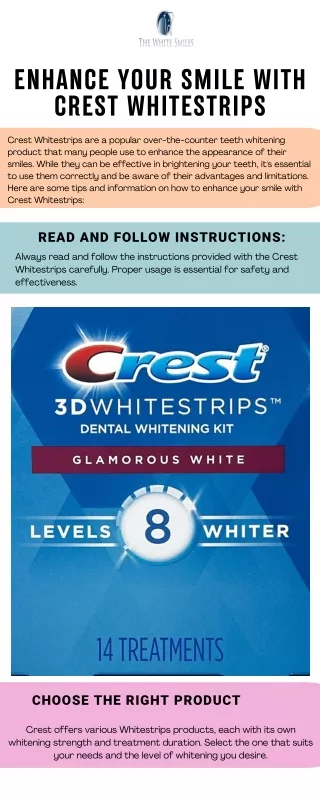 Enhance Your Smile with Crest Whitestrips