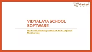 vidyalaya school software