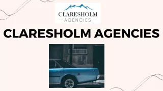 Get Alberta Motor Vehicle RegistrationFromClaresholm Agencies!