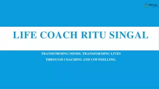 Life Coach Ritu Singal - Time Management Coach