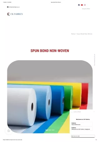 Spun Bond Non-Woven