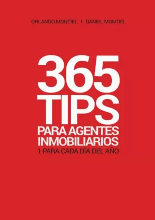 PDF✔️Download❤️ 365 Tips Para Agentes Inmobiliarios: Un Tip para Cada Día del Año (Spanish Edition)