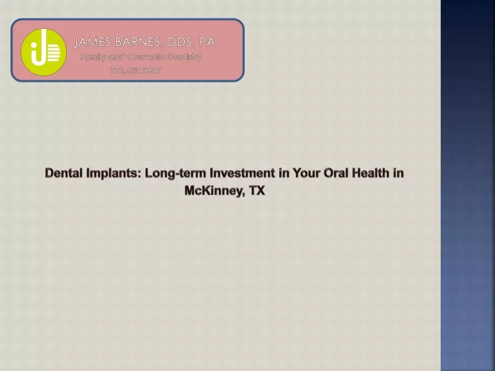 dental implants long term investment in your oral