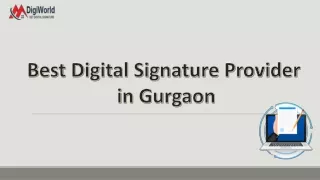 best digital signature provider in gurgaon