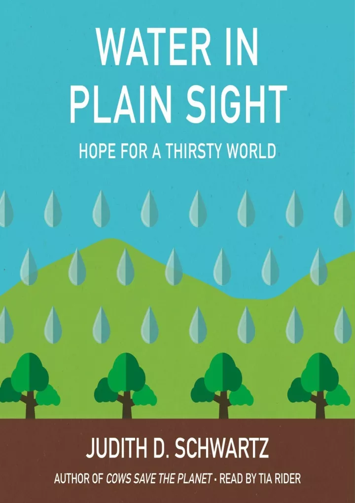 water in plain sight hope for a thirsty world