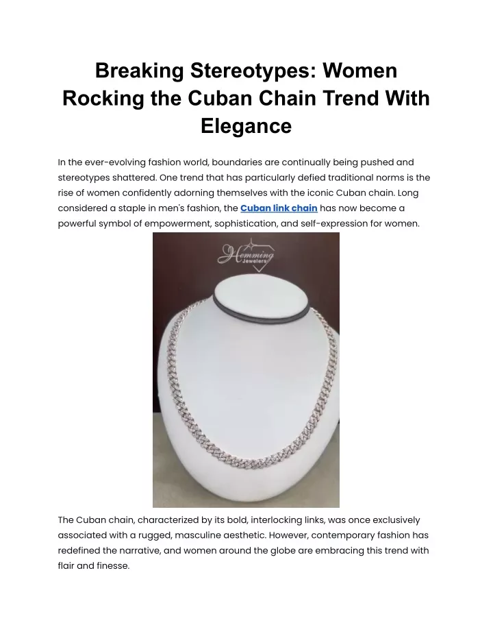 breaking stereotypes women rocking the cuban