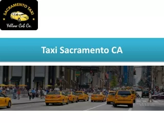 Taxi Sacramento CA