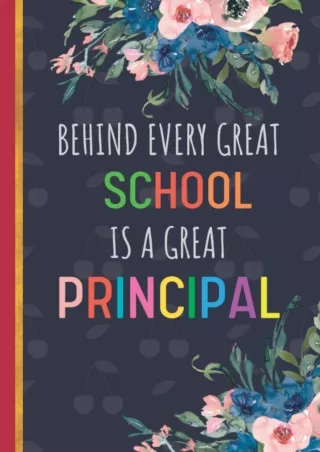 Download⚡️ School Principal Gifts: Personalized Blank Lined Notebook Journal Present End of Year Principal Appreciation