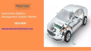 automotive battery management system market