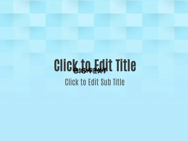 click to edit title click to edit sub title