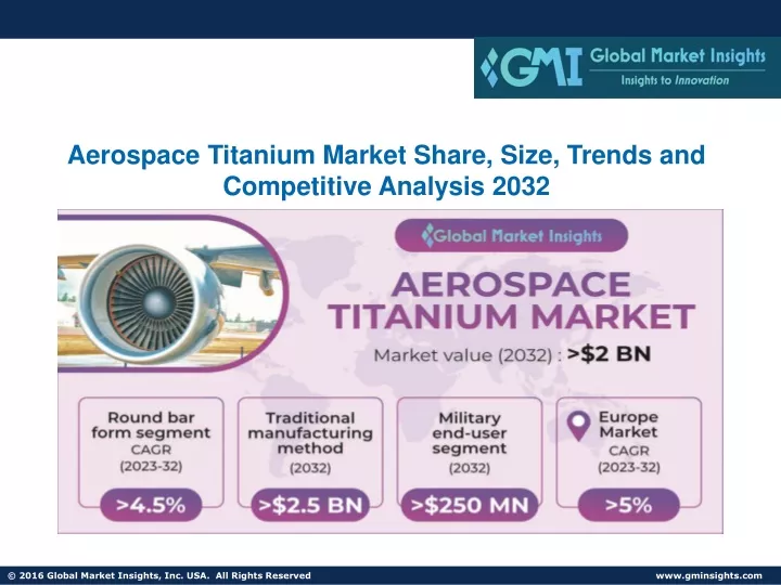 aerospace titanium market share size trends