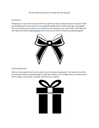the art of giving showcase your style with gift