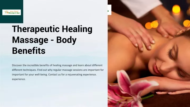 therapeutic healing massage body benefits