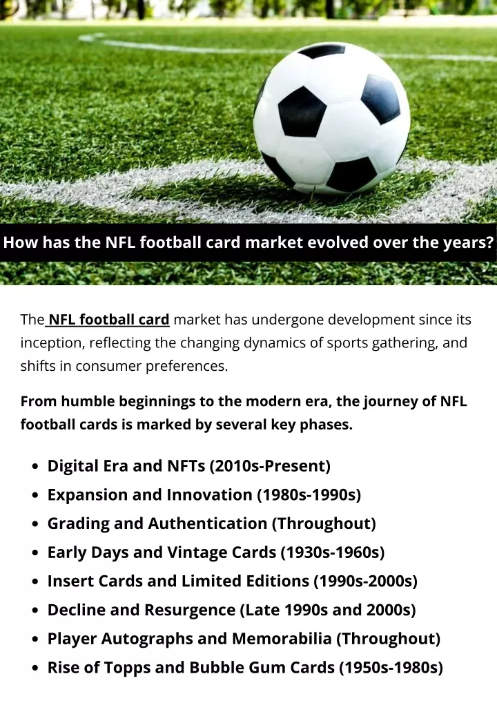 how has the nfl football card market evolved over