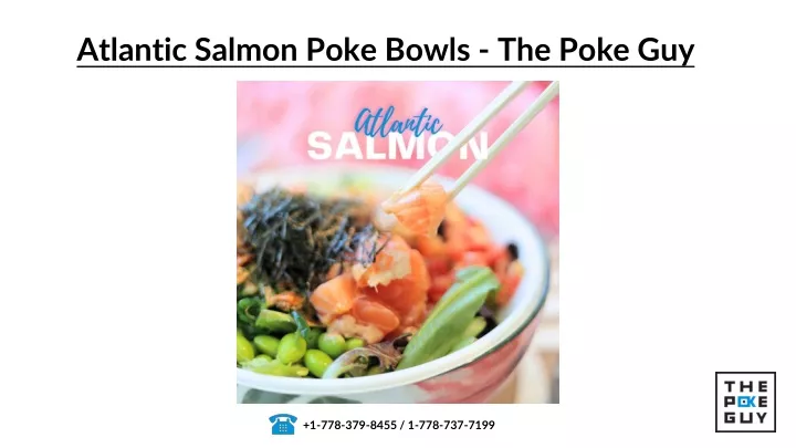 atlantic salmon poke bowls the poke guy