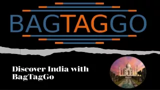 Discover India with BagTagGo