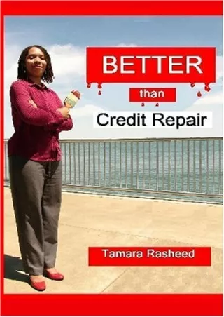 PDF/❤READ⚡  Better than Credit Repair
