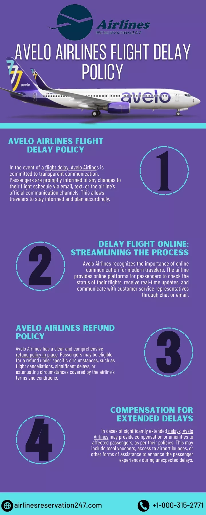 avelo airlines flight delay policy