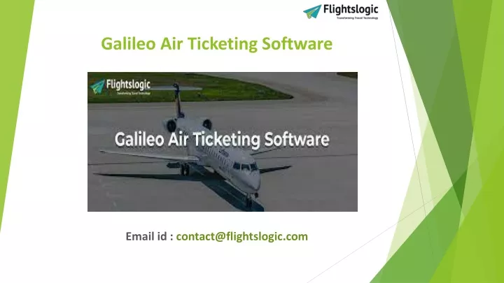 galileo air ticketing software