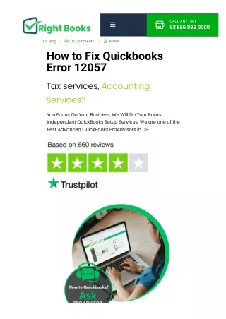 How to Fix Quickbooks Error 12057