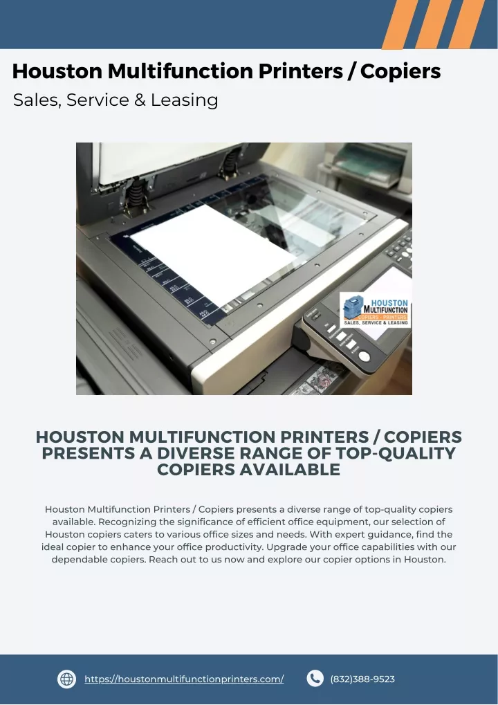 houston multifunction printers copiers sales