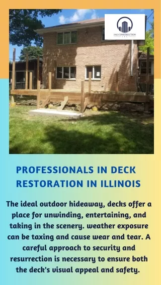 Expert Deck Restoration Professionals in Illinois Transform Your Outdoor Space