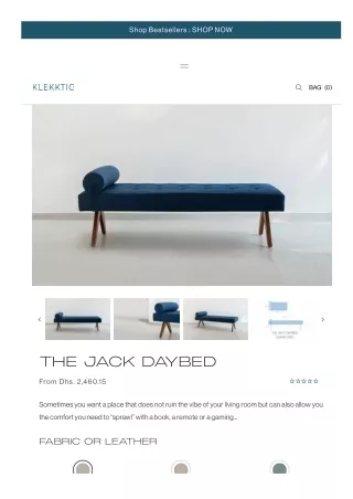 The Jack Daybed - Customized Furniture in Dubai