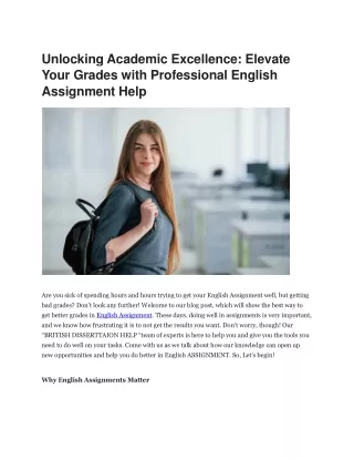 unlocking academic excellence elevate your grades