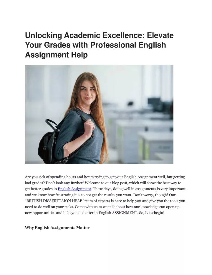 unlocking academic excellence elevate your grades