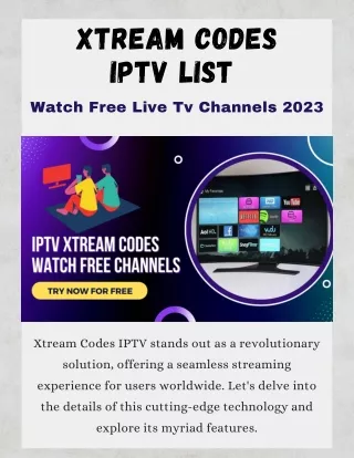 Xtream Codes IPTV List