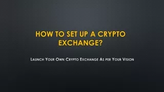 How to Create a Crypto Exchange Website?